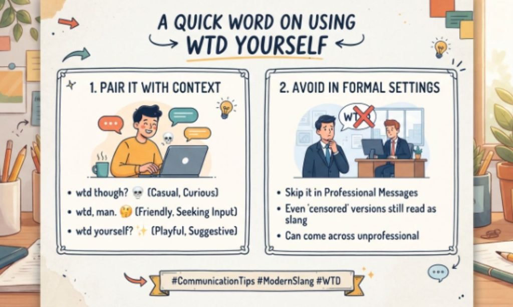 A Quick Word on Using WTD Yourself