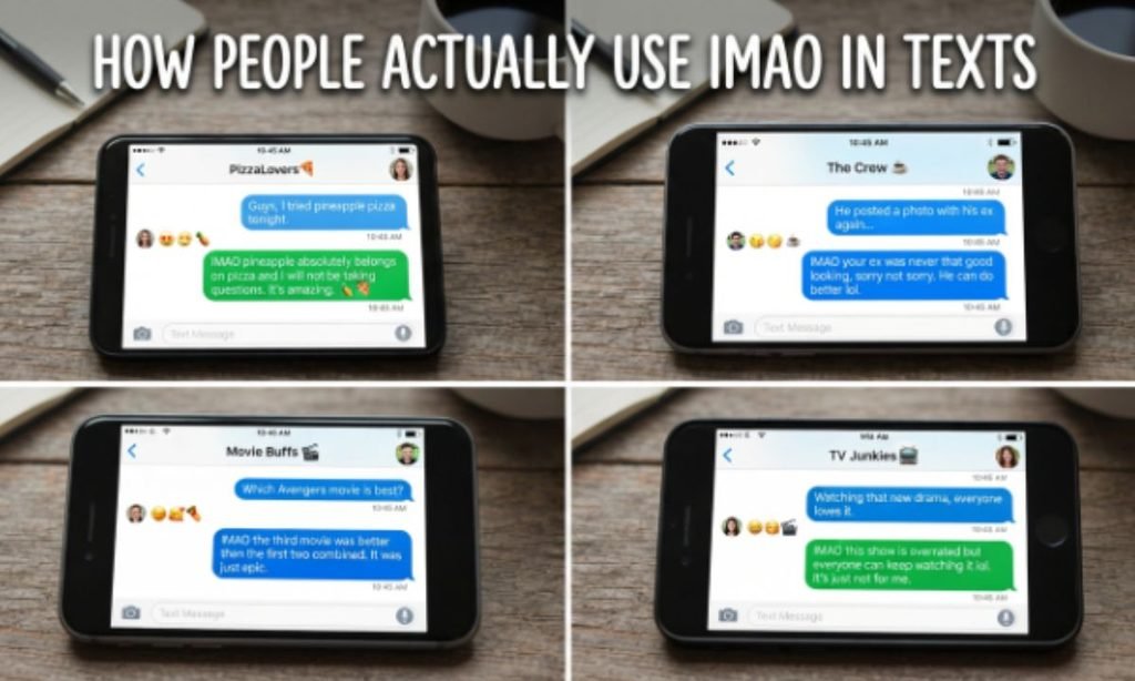 How People Actually Use IMAO in Texts