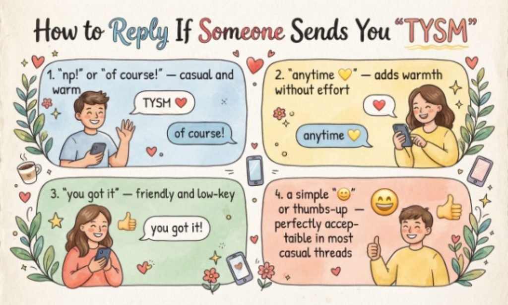 How to Reply If Someone Sends You "TYSM"