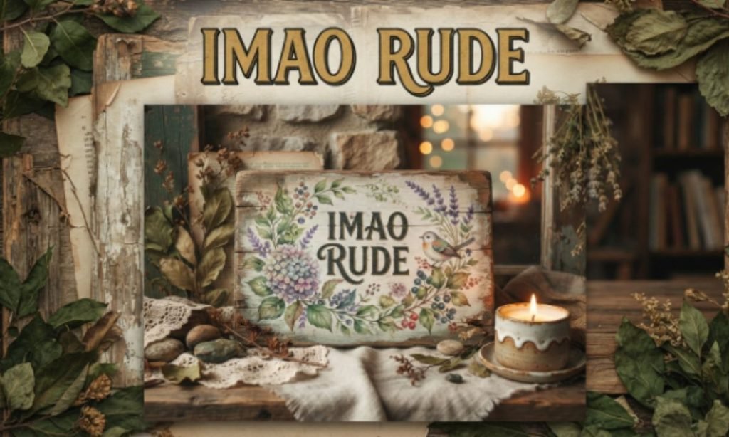 Is IMAO Rude