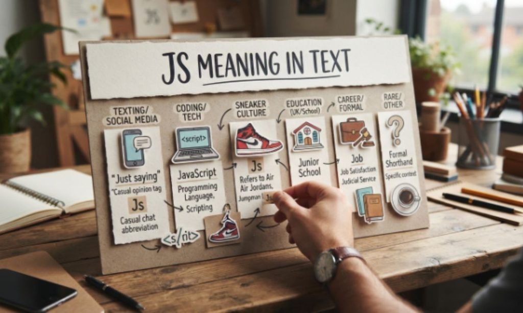 JS meaning in text
