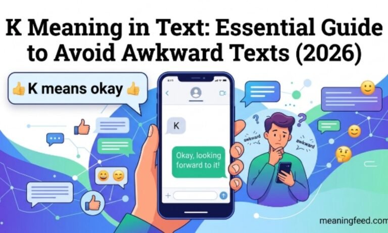 K Meaning in Text: Essential Guide to Avoid Awkward Texts(2026)
