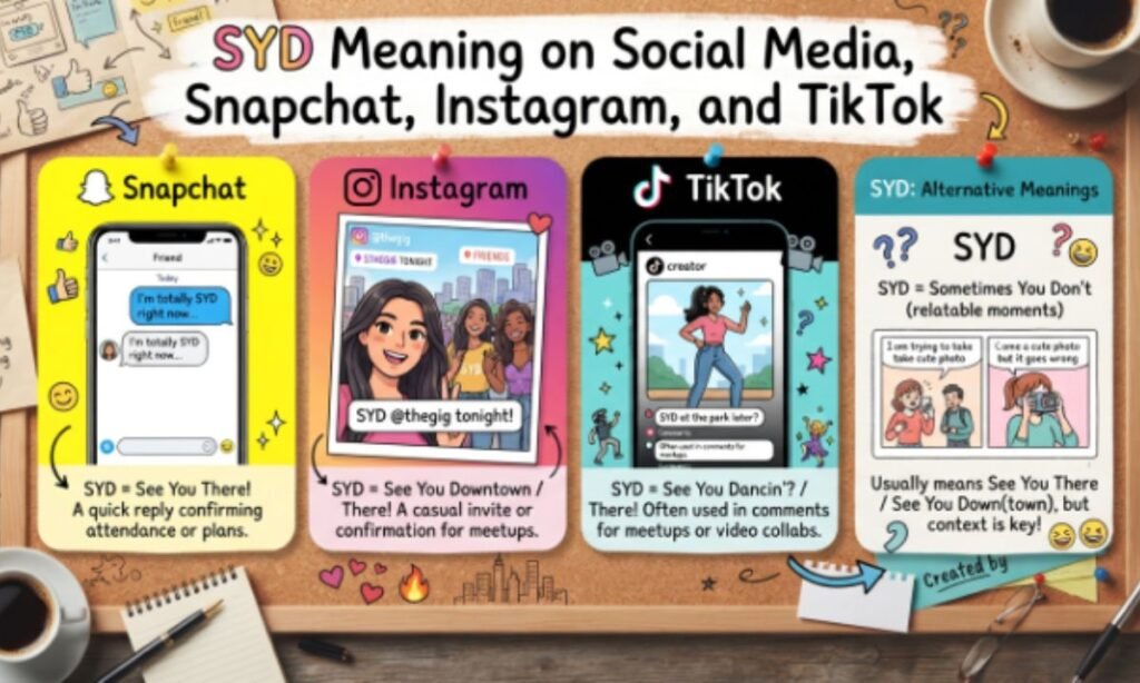SYD Meaning on Social Media, Snapchat, Instagram, and TikTok