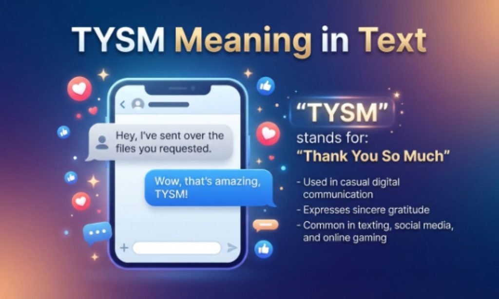 TYSM Meaning in Text