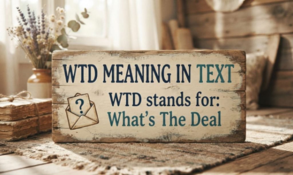 WTD Meaning in Text