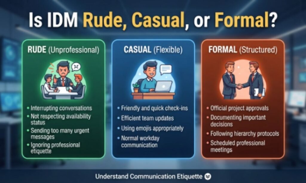 is-idm-rude-casual-or-formal