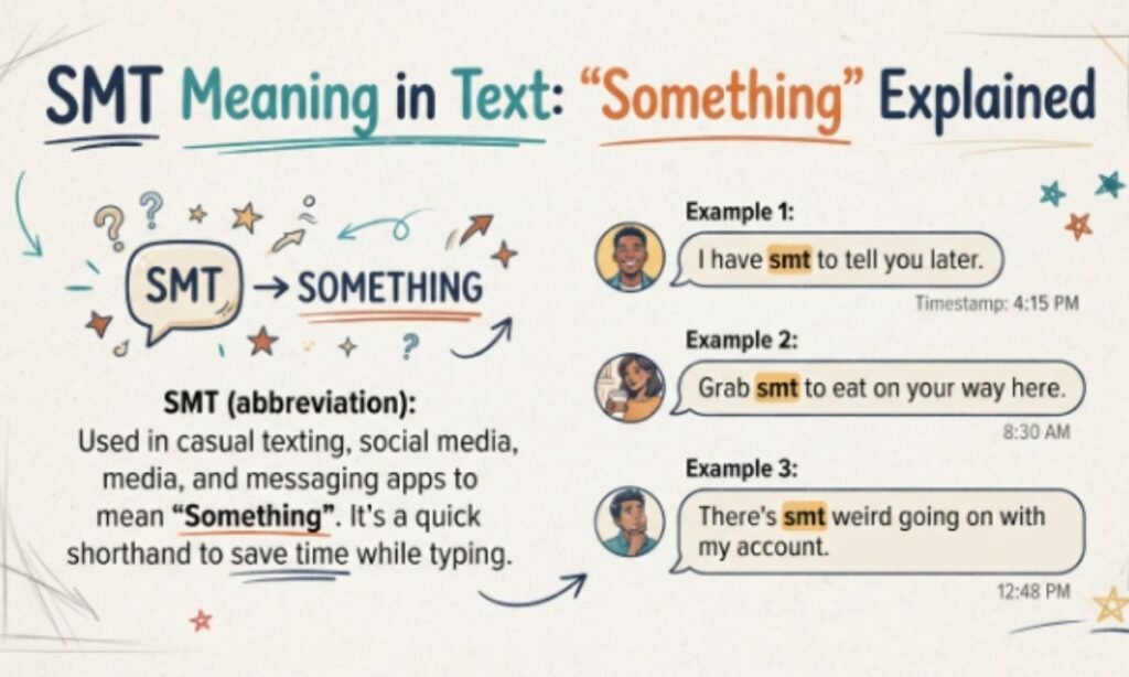 SMT Meaning in Text: "Something" Explained