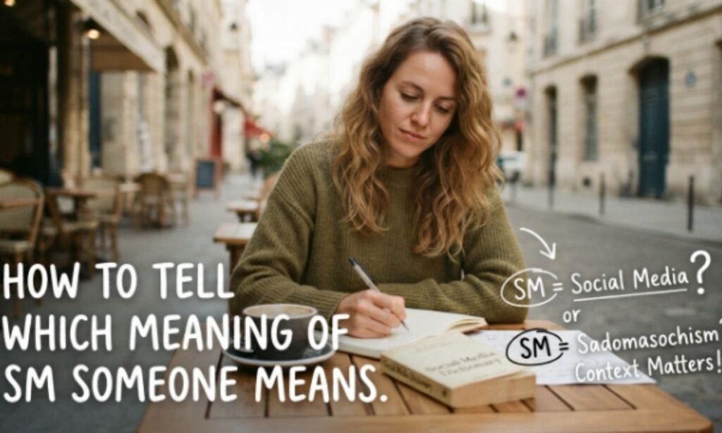 How to Tell Which Meaning of SM Someone Means