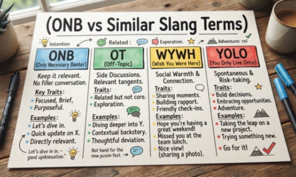 ONB vs Similar Slang Terms