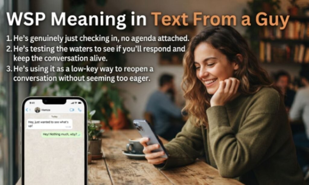 WSP Meaning in Text From a Guy