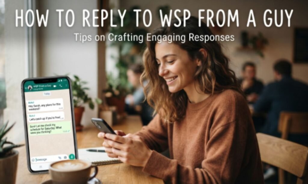 How to Reply to WSP From a Guy