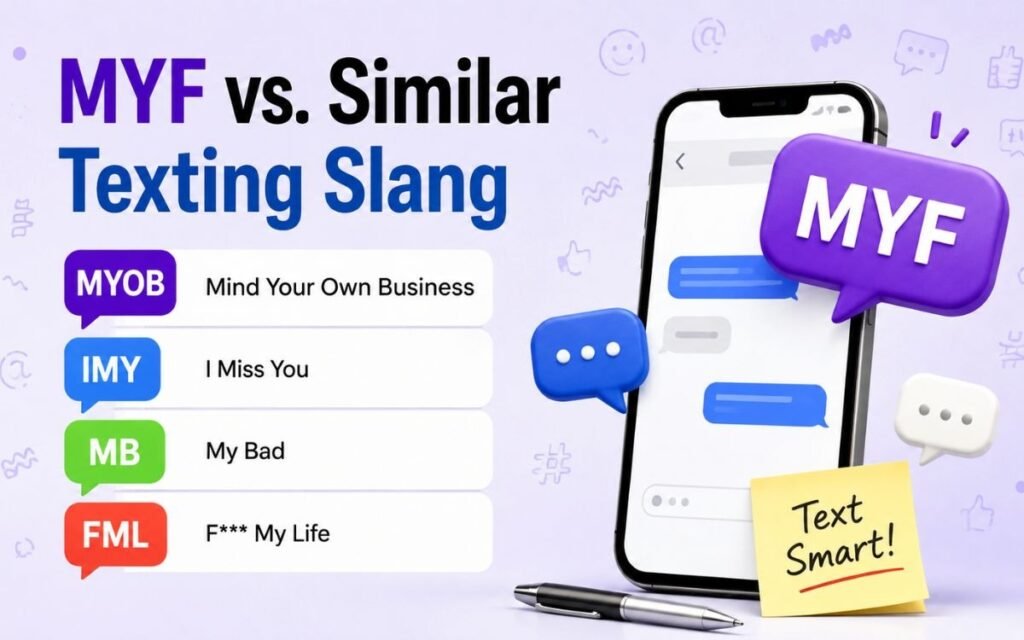 MYF vs. Similar Texting Slang