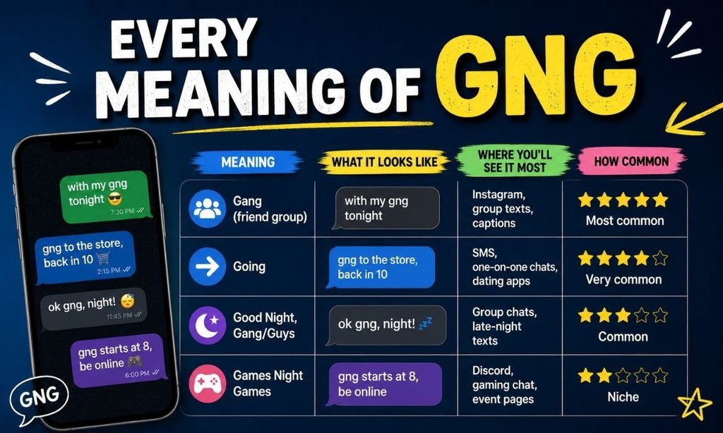 Every Meaning of GNG