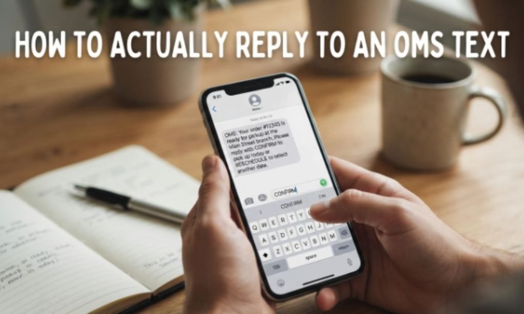 How to Actually Reply to an OMS Text