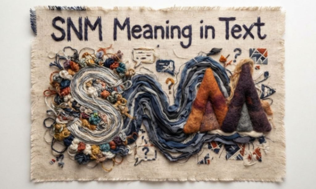 SNM Meaning in Text