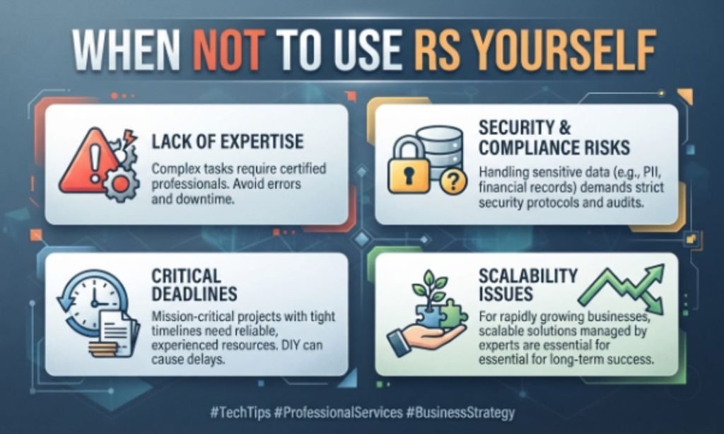 When Not to Use RS Yourself