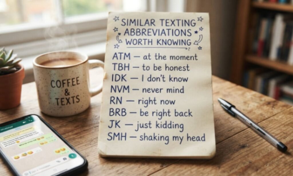 Similar Texting Abbreviations Worth Knowing