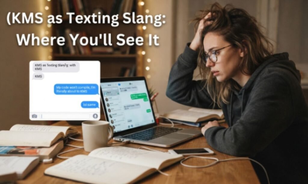KMS as Texting Slang: Where You'll See It