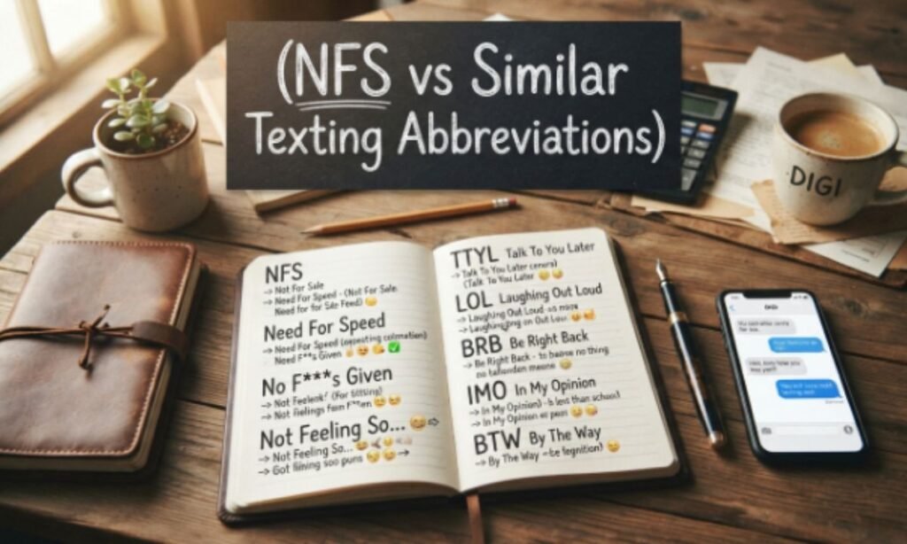 NFS vs Similar Texting Abbreviations