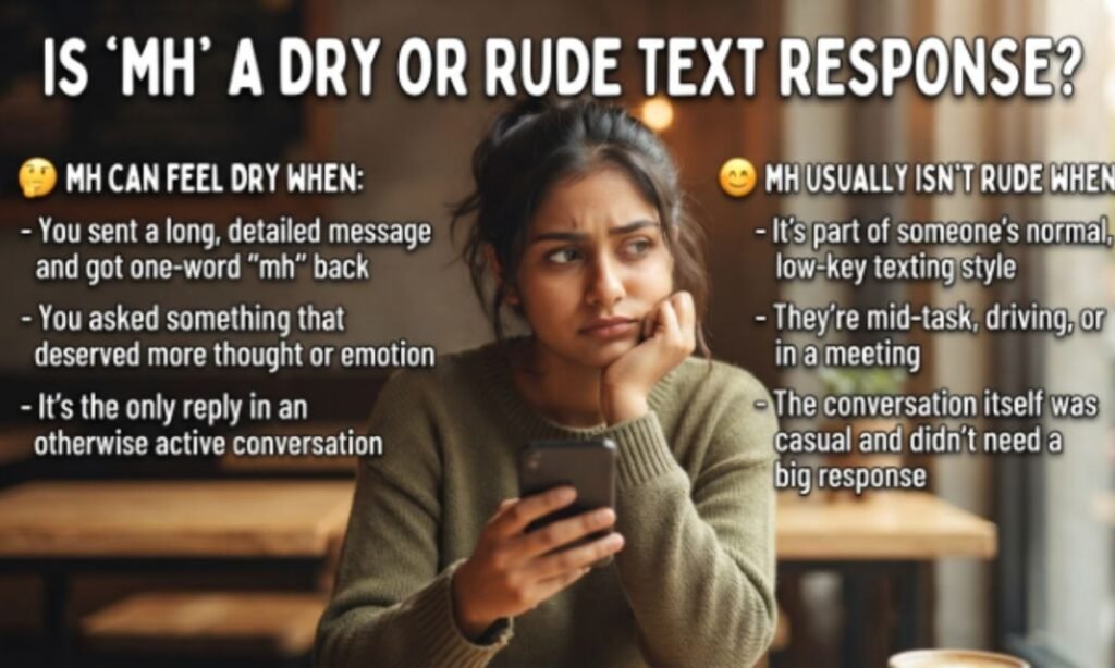 Is MH a Dry or Rude Text Response?