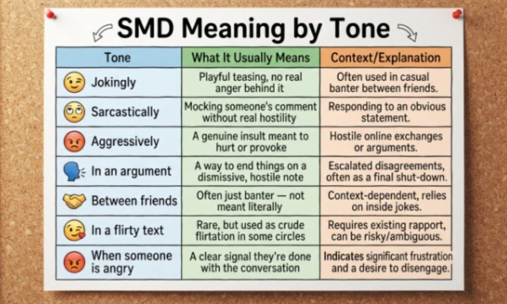 SMD Meaning by Tone