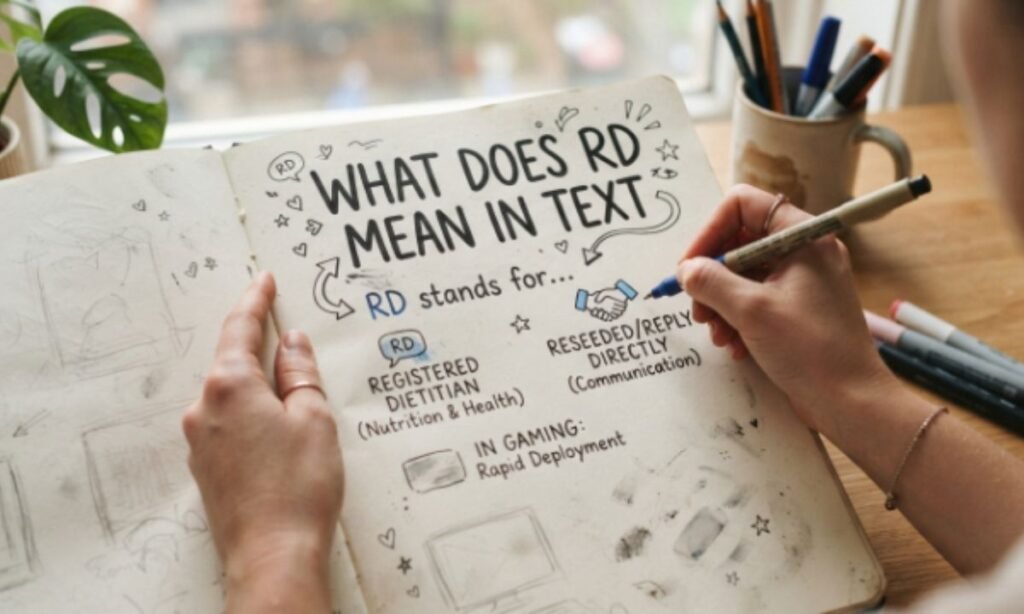 What Does RD Mean in Text
