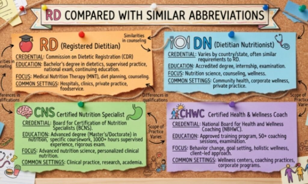 RD Compared With Similar Abbreviations