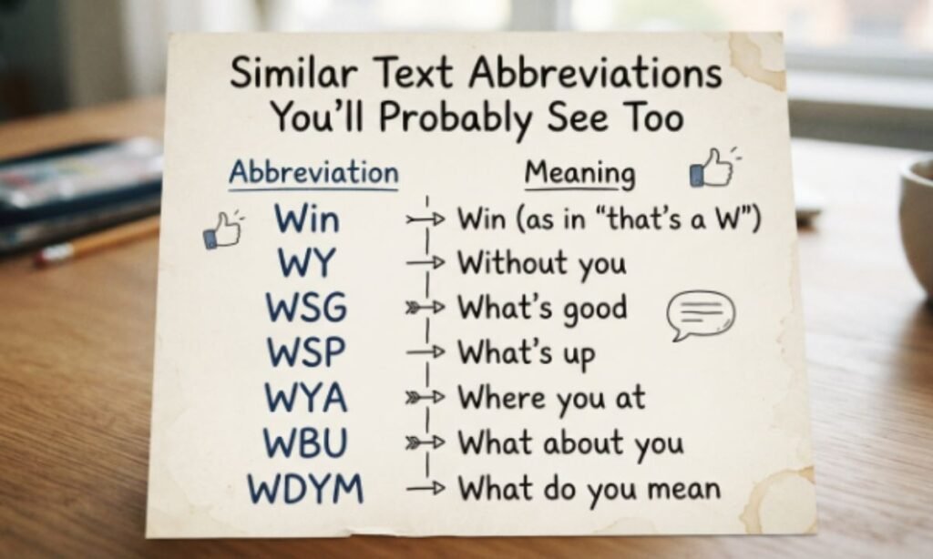 Similar Text Abbreviations You'll Probably See Too