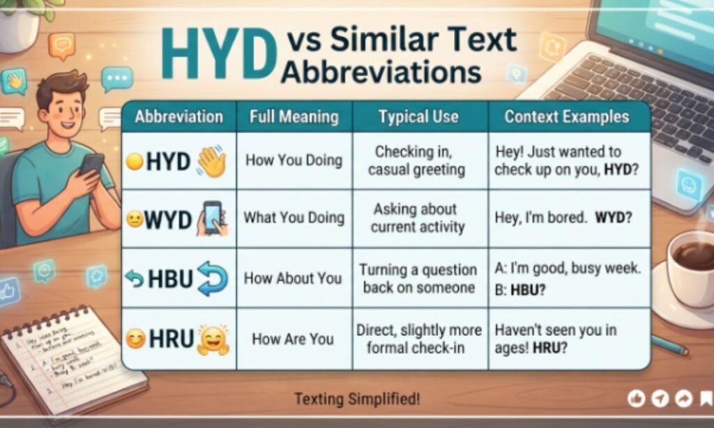 HYD vs Similar Text Abbreviations