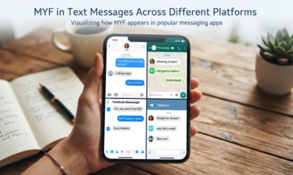 MYF in Text Messages Across Different Platforms