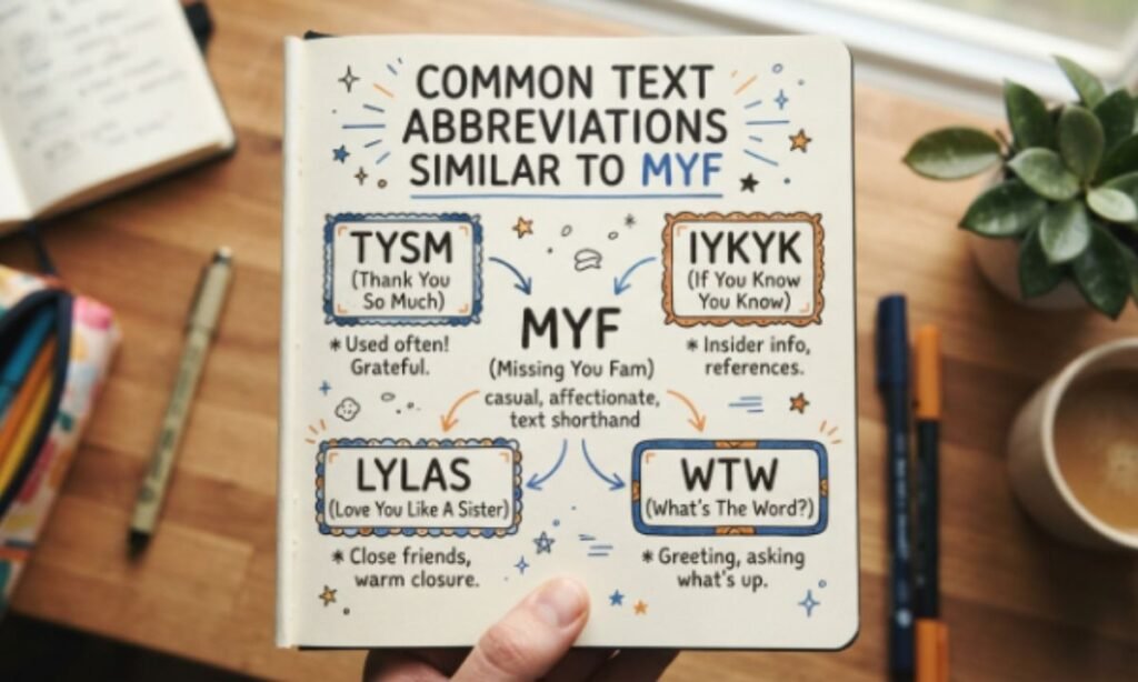 Common Text Abbreviations Similar to MYF