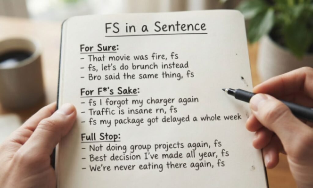 FS in a Sentence