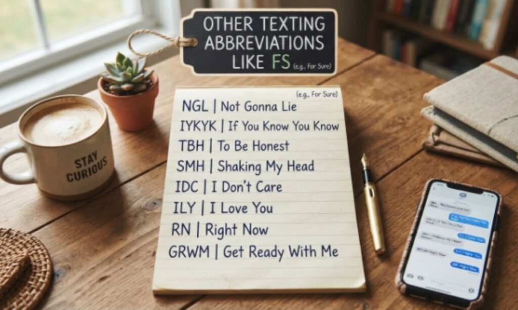 Other Texting Abbreviations Like FS