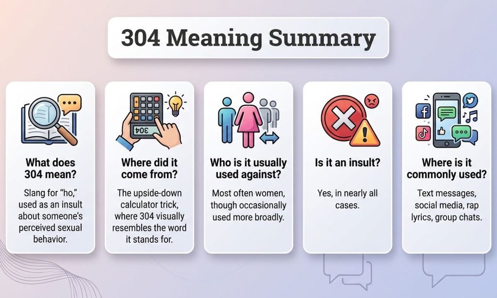 304 Meaning Summary