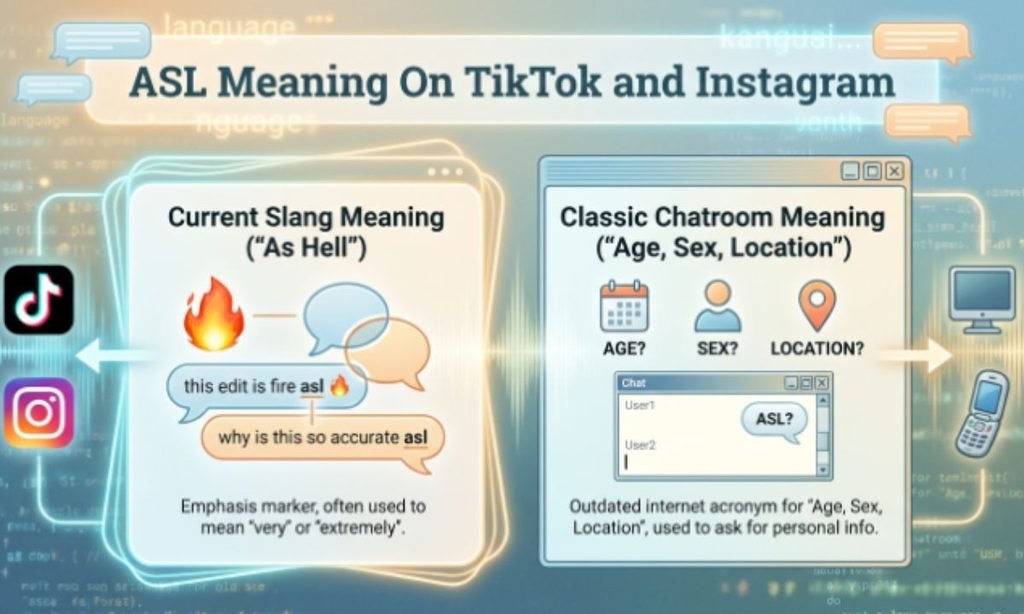 ASL Meaning On TikTok and Instagram