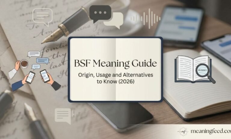 BSF Meaning Guide: Origin, Usage and Alternatives to Know (2026)