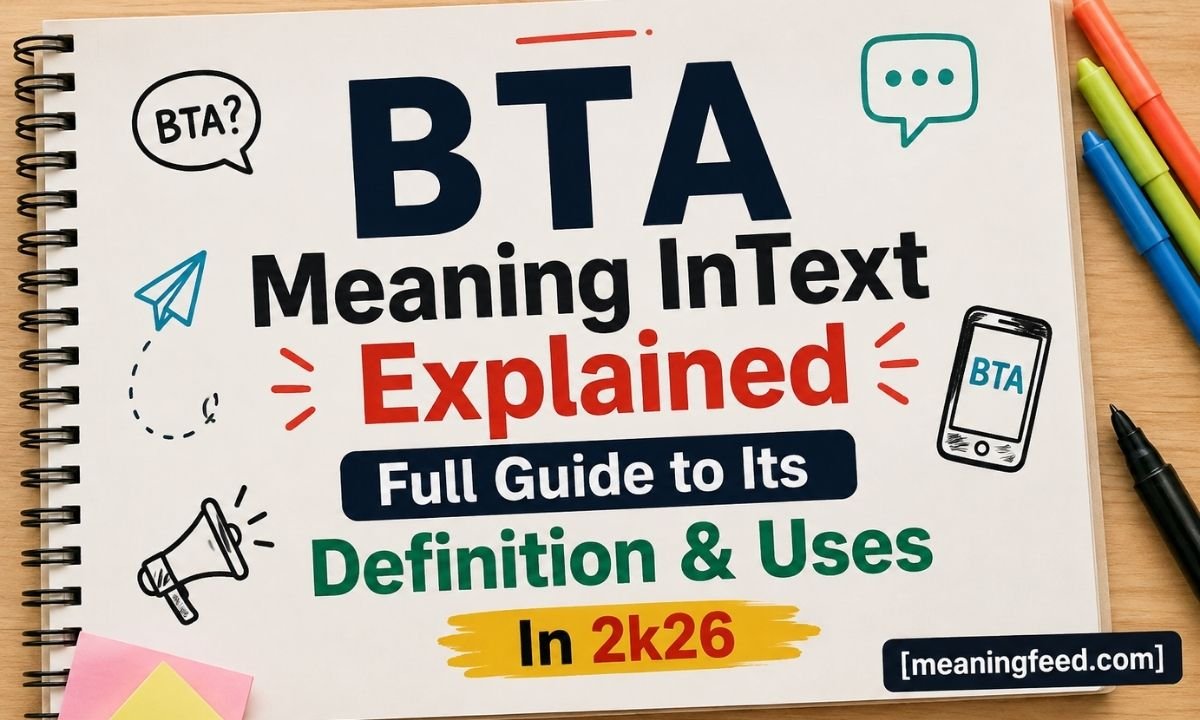 BTA Meaning In Text Explained Full Guide to Its Definition & Uses In 2k26