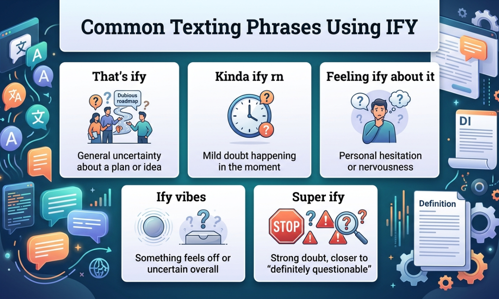 Common Texting Phrases Using IFY