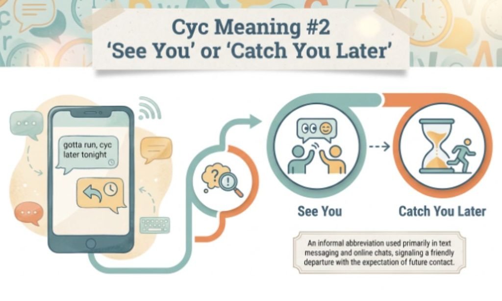 Cyc Meaning #2 See You" or "Catch You Later