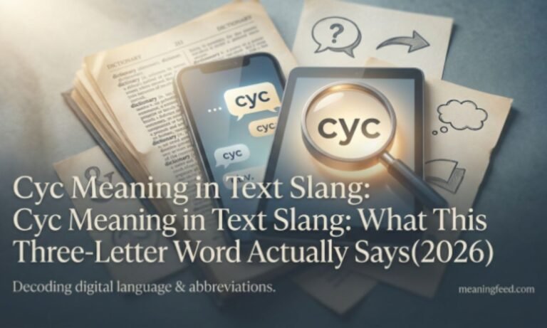 Cyc Meaning in Text Slang: What This Three-Letter Word Actually Says(2026)