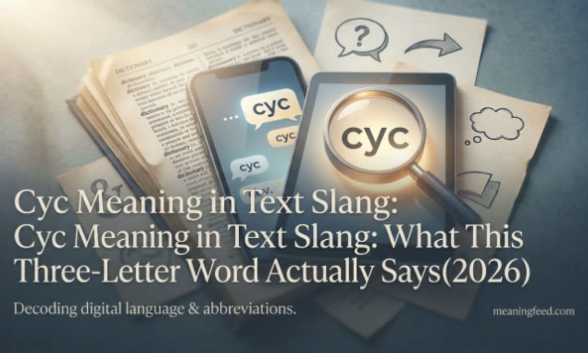 Cyc Meaning in Text Slang: What This Three-Letter Word Actually Says(2026)
