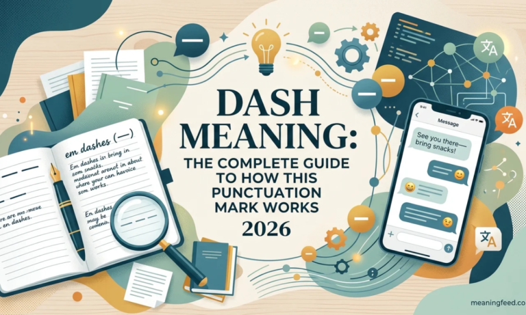Dash Meaning: The Complete Guide to How This Punctuation Mark Works 2026