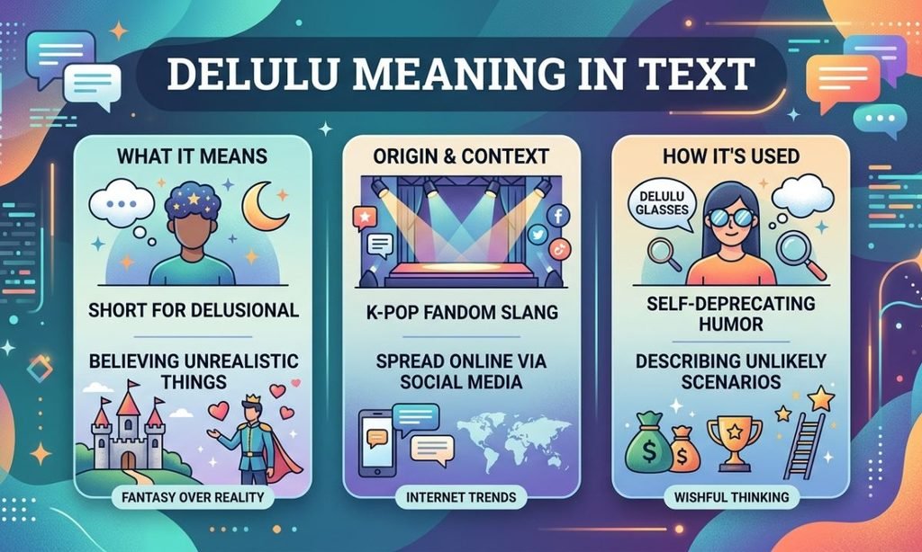Delulu Meaning in Text