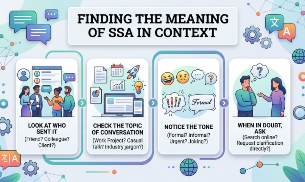 Finding the Meaning of SSA in Context