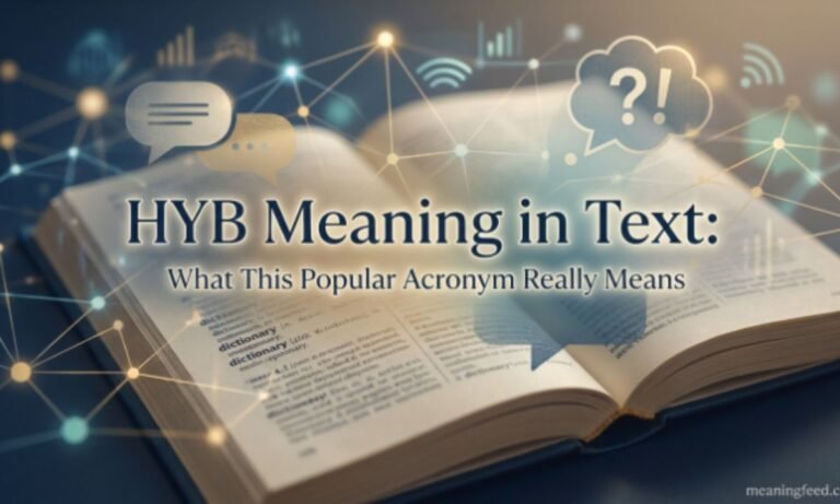 HYB Meaning in Text: What This Popular Acronym Really Means (2026)