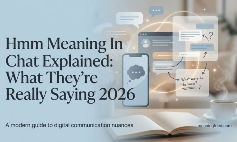Hmm Meaning In Chat Explained: What They’re Really Saying 2026