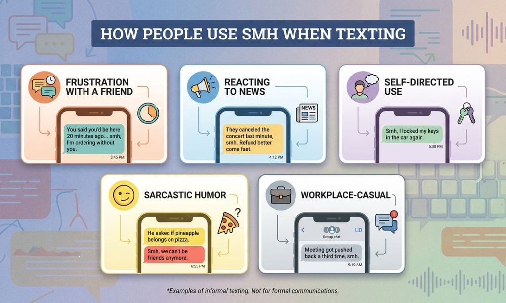 How People Use SMH When Texting