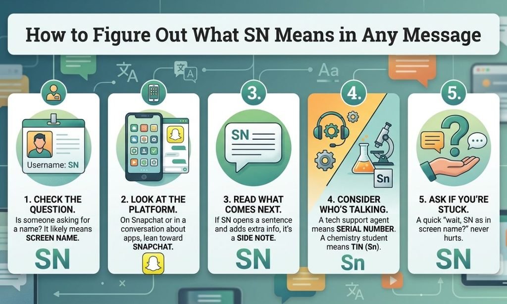 How to Figure Out What SN Means in Any Message