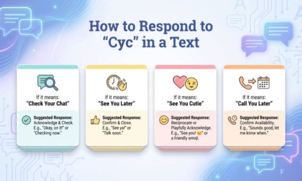 How to Respond to "Cyc" in a Text
