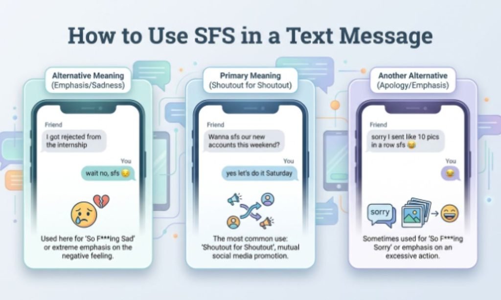 How to Use SFS in a Text Message